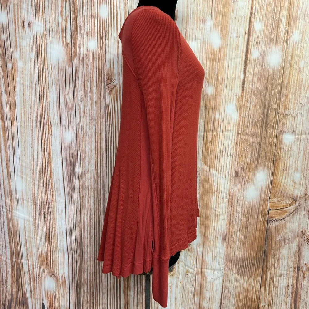 Free People Waffle Thermal Swing‎ Top